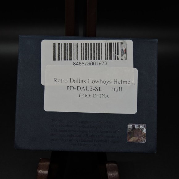 Dallas Cowboys Retro Helmet Silver Tone Cuff Links - Picture 2 of 7